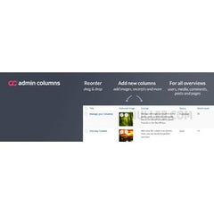 Admin Columns Pro – Column Manager in The Admin Panel WordPress - Dghut