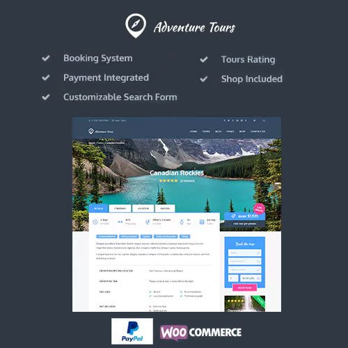 Adventure Tours – WordPress Tour/Travel Theme - Dghut