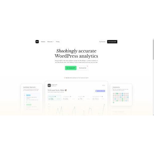 AnalyticsWP – 1 WordPress Analytics Plugin - Dghut