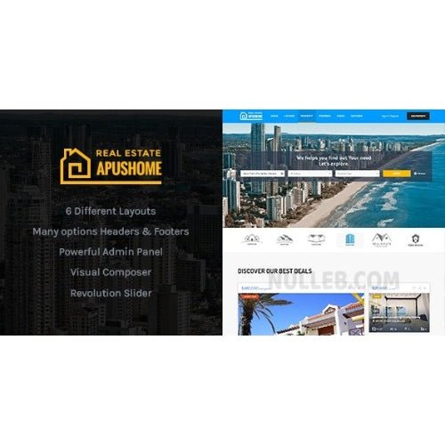 ApusHome – Real Estate WordPress Theme - Dghut