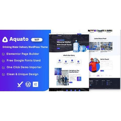 Aquato – Drinking Water Delivery WordPress Theme - Dghut