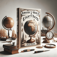 Around the World in Eighty Days by Jules Verne - Dghut