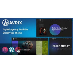 Avrix – Digital Agency Portfolio WordPress - Dghut