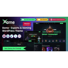Bame – eSports and Gaming WordPress Theme - Dghut