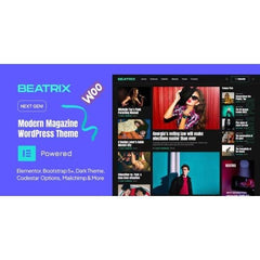 Beatrix – Modern Magazine WordPress Theme - Dghut