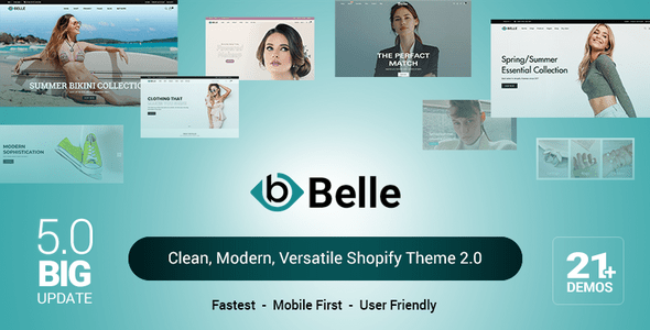 Belle - Clean, Modern, Versatile Shopify Theme 2.0 - Dghut