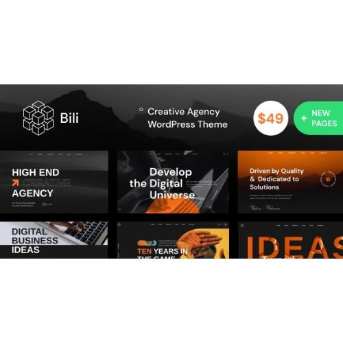Bili – Creative Agency WordPress Theme - Dghut