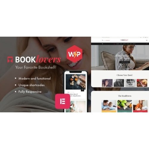 Booklovers – Publishing House & Book Store WordPress Theme + RTL - Dghut