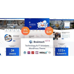 Braintech – Technology & IT Solutions WordPress Theme - Dghut