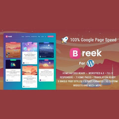 Breek – Minimal Lightweight Masonry AMP Theme for WordPress - Dghut