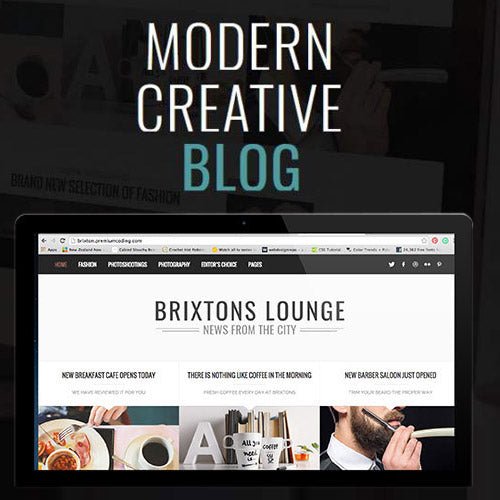 Brixton Blog – A Responsive WordPress Blog Theme - Dghut