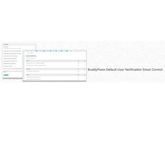 BuddyPress Default Email Notification Settings Control - Dghut
