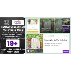 BWD Advanced Blog Post Block Plugin For Gutenberg - Dghut