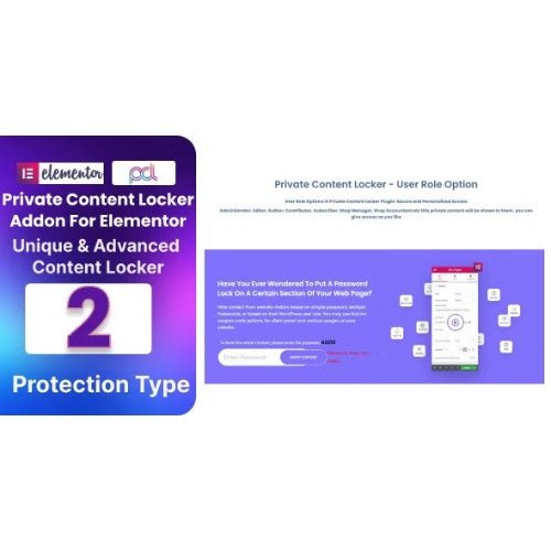 BWD Private Content Locker Addon For Elementor - Dghut
