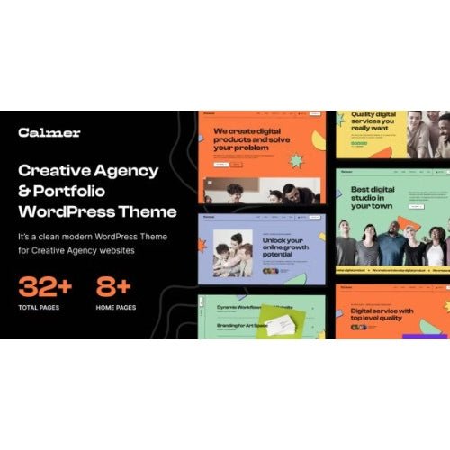 Calmer – Creative Portfolio and Agency WordPress Theme - Dghut