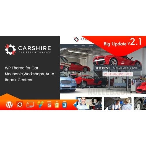 Car Shire || Auto Mechanic & Repair WordPress Theme - Dghut