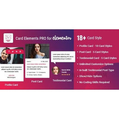 Card Elements Pro for Elementor - Dghut