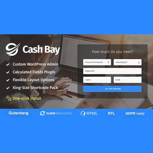 Cash Bay – Banking and Payday Loans WordPress Theme - Dghut