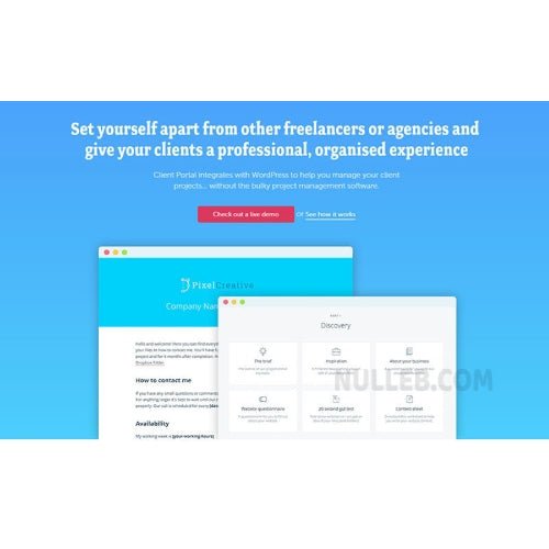 Client Portal – Streamlined Project Management on WordPress - Dghut
