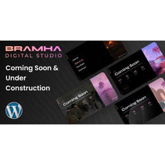 Coming Soon & Under Construction WordPress Theme – Bramha - Dghut