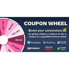 Coupon Wheel For WooCommerce and WordPress - Dghut