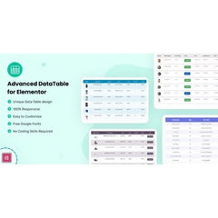 Datalentor – Advanced DataTable for Elementor - Dghut