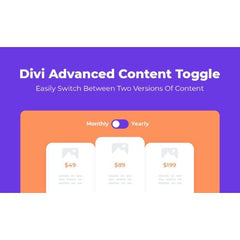 Divi Advanced Content Toggle Module - Dghut
