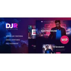 DJ Rainflow | A Music Band & Musician WordPress Theme - Dghut