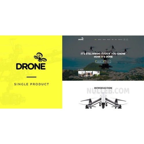 Drone – Single Product WordPress Theme - Dghut