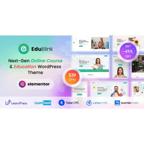 EduBlink – Education & Online Course WordPress Theme - Dghut