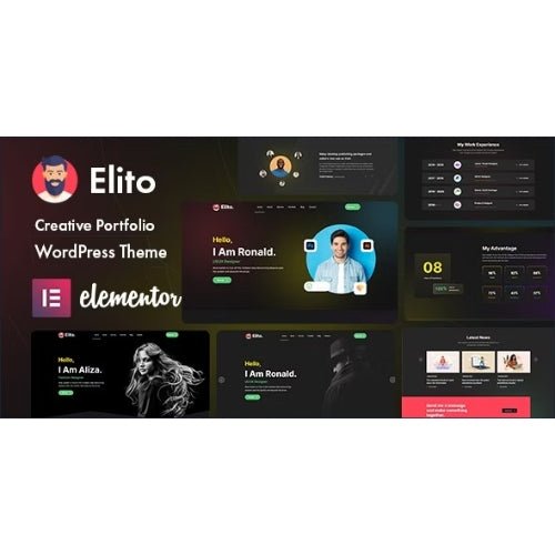 Elito – Creative Portfolio WordPress Theme - Dghut