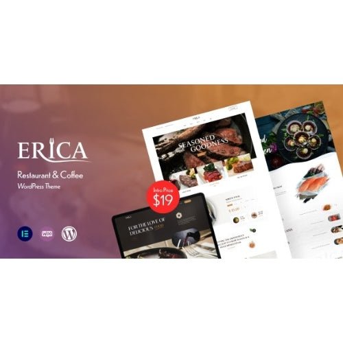 Erica – Restaurant & Coffee WordPress Theme - Dghut