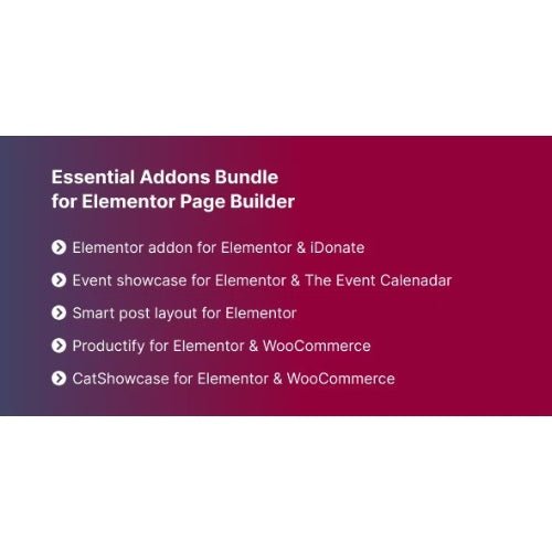 Essential Addons Bundle for Elementor Page Builder - Dghut