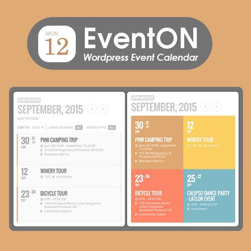 EventOn – WordPress Event Calendar Plugin - Dghut