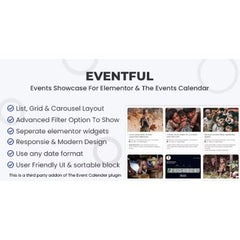 Events Showcase For Elementor And The Events Calendar - Dghut
