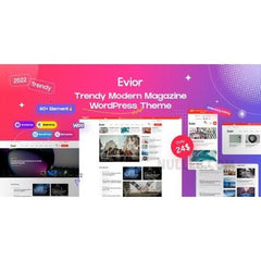 Evior – Modern Magazine WordPress Theme - Dghut