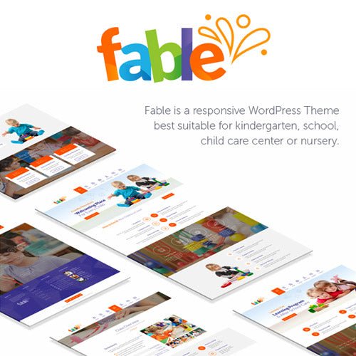 Fable – Children Kindergarten WordPress Theme - Dghut