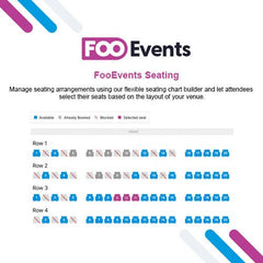 FooEvents Seating - Dghut