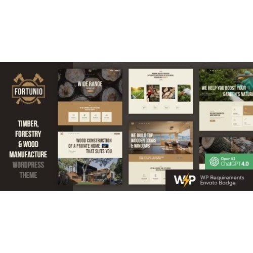 Fortunio – Carpenter, Forestry, Wood Manufacture Theme - Dghut