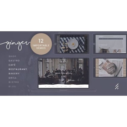 Ginger — Restaurant WordPress Theme - Dghut
