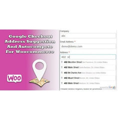 Google Checkout Address Suggestion And Autocomplete For WooCommerce - Dghut