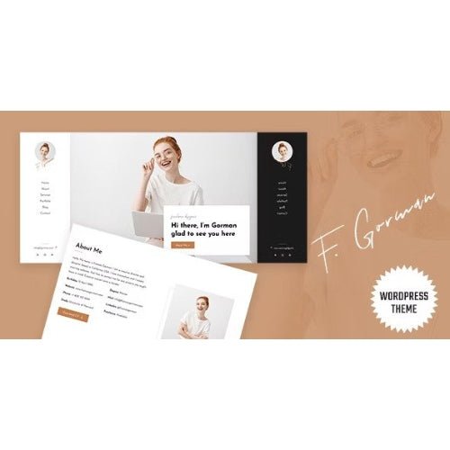 Gorman – Personal Portfolio WordPress Theme - Dghut