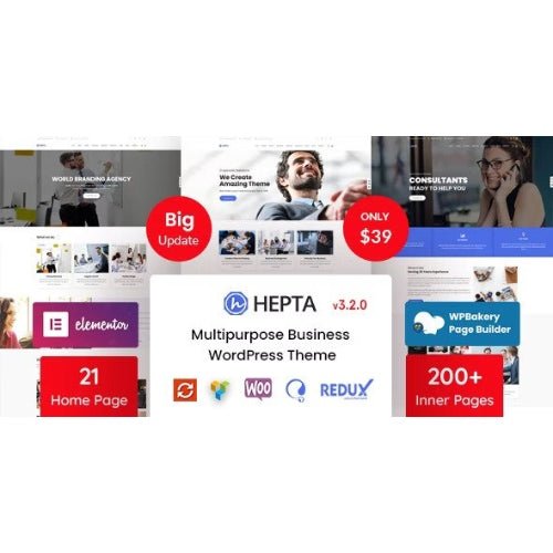 Hepta – Multipurpose Business WordPress Theme - Dghut