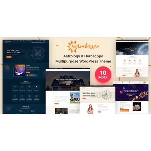 Horoscope and Astrology WordPress Theme With AI Content Generator - Dghut