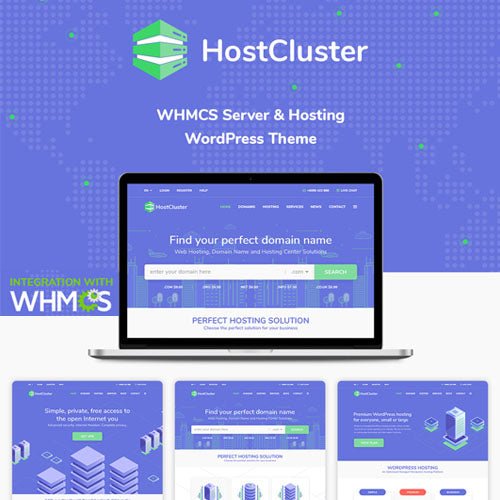 HostCluster – WHMCS Hosting WordPress Theme - Dghut