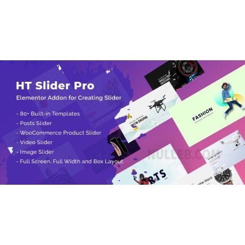 HT Slider Pro For Elementor - Dghut