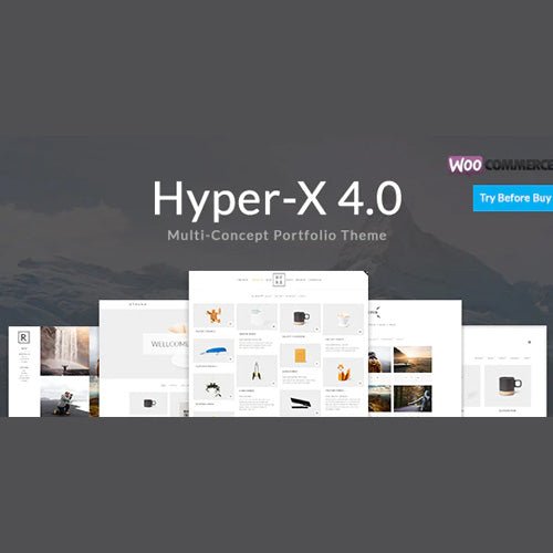 HyperX – Responsive WordPress Portfolio Theme - Dghut