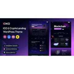 IKO – ICO & Crypto Landing WordPress Theme - Dghut