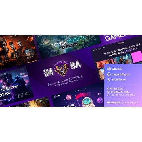 Imba — Esports & Gaming Coaching WordPress Theme - Dghut