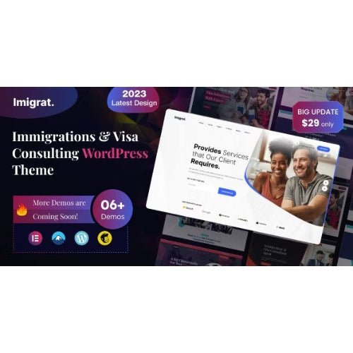 Imigrat – Immigration & Visa Consulting WordPress Theme - Dghut